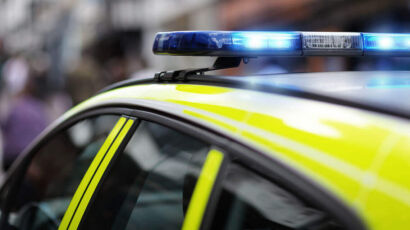 A police officer on duty